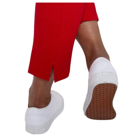 NEW Mario Serrani Pull-On Pant | Red - Picture 5 of 7